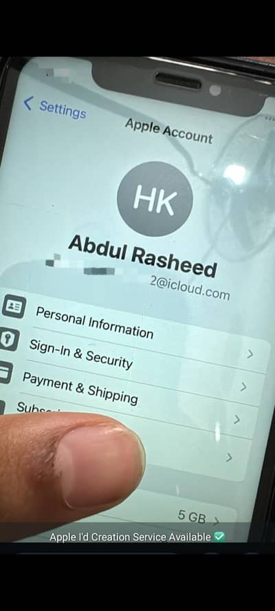 Apple iPhone id creation available