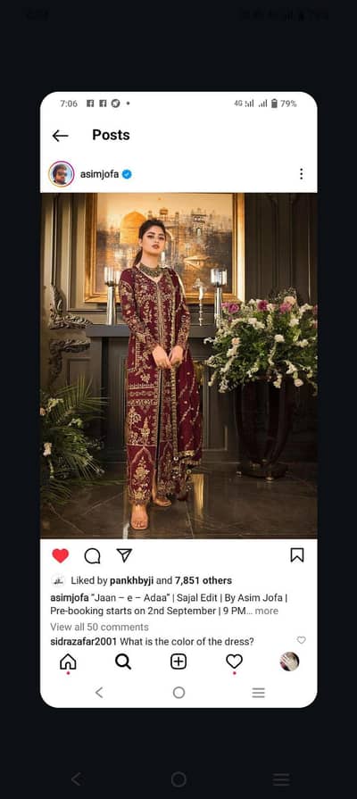 asim jofa brand dress