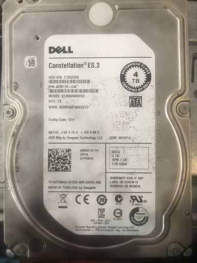 Hard drive -4TB