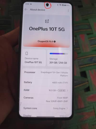 One Plus 10t 16GB/256GB Non PTA