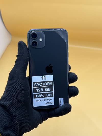 Apple iPhone 11 Factory unlock Non PTA 128 GB  Battery Changed