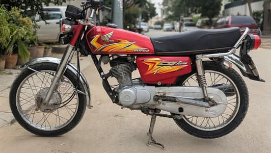 Honda CG 125 2021 karachi num