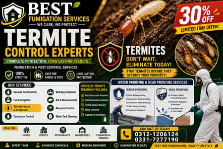 fumigation service/pest control services /termite spray/ Demak Control