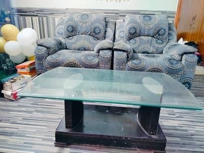 5 Seater Sofa Set alongwith one centre table and two sides table