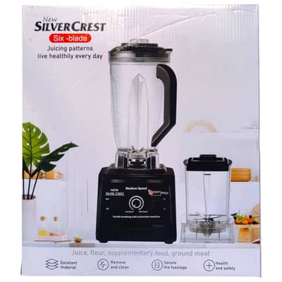 Silver crest Blender 6 blade/ commercial juicer/Dry & Wet grinder/New