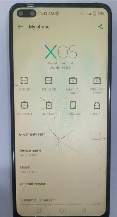Infinix Zero 8i