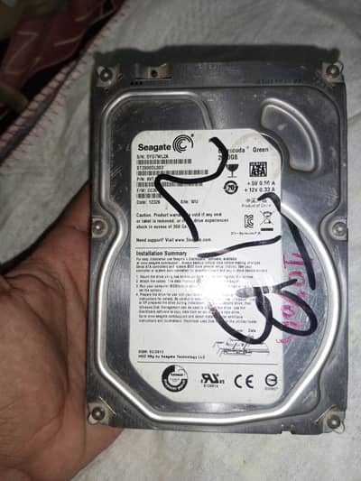 2TB Hard Drive (HDD) – Excellent Condition