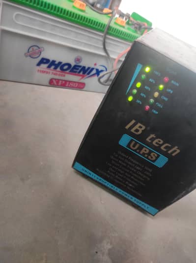 IB Tech ups + Phoenix 21 plates battery working condition good backup