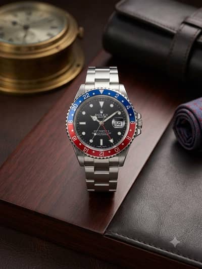 Rolex Style Luxury Men's Watch - Stainless Steel