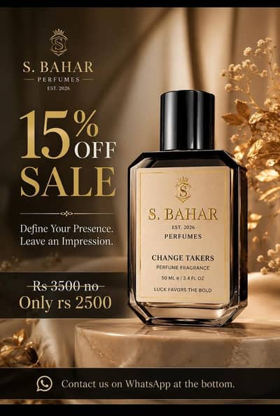 S. Bahar Perfumes - Change Takers (50ml) - Brand New Fragrance
