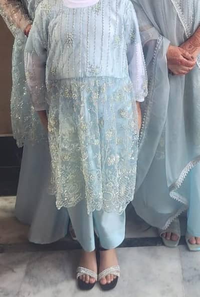 sky blue 3 piece