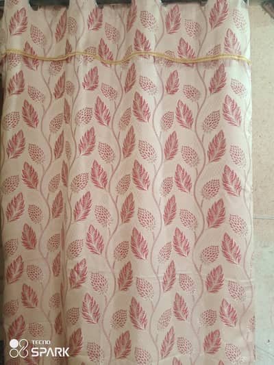 4 curtains golden color