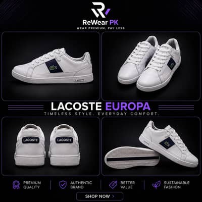  Lacoste Europa Premium Sneakers