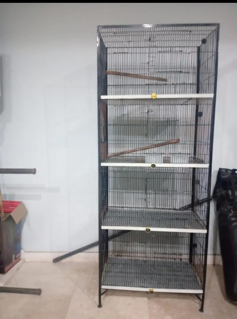 4 Portion Bird Cage for Sale – Good Condition — photo 2