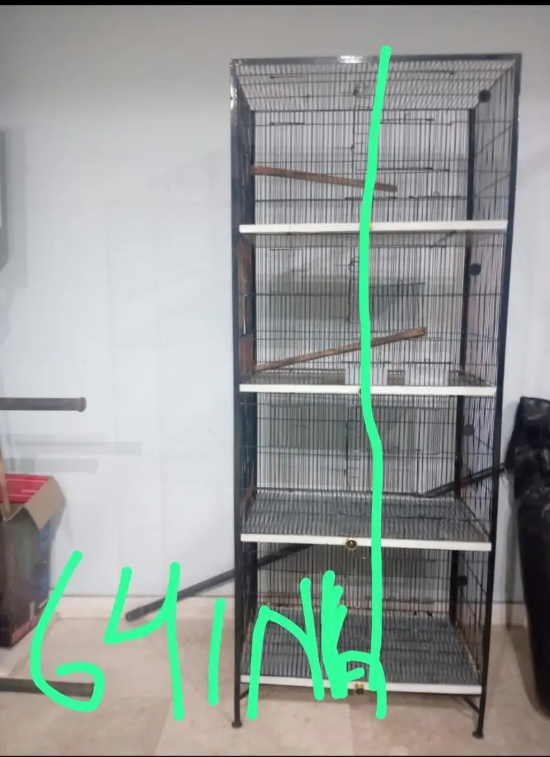 4 Portion Bird Cage for Sale – Good Condition — photo 5