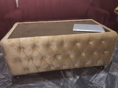 Elegant Velvet Premium Quality Brand New Table