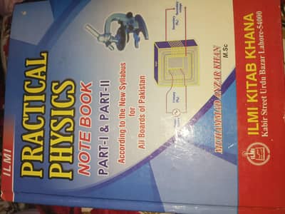 Handwritten Physics Practical Book Part 1 & 2