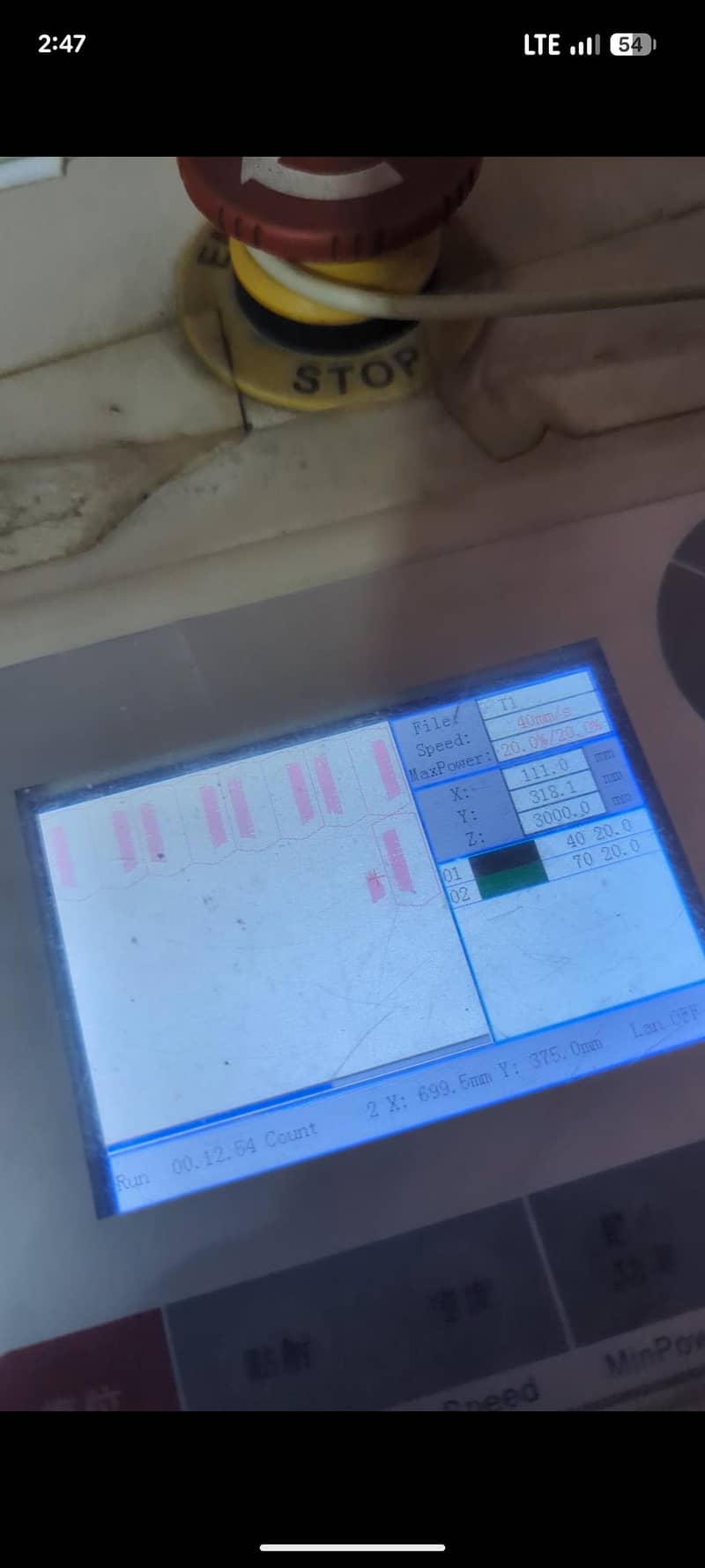 Laser cutting machine 3
