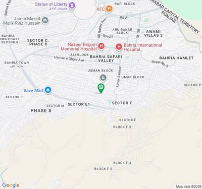 F1 Residential Plot / Back Open / Bahria Town / Rawalpindi / Phase 8