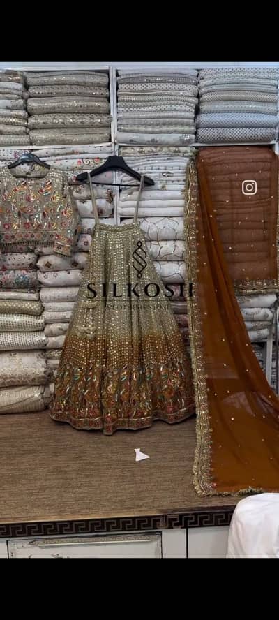 Beautiful designer legendary sharara suit for mayon wear only  once!