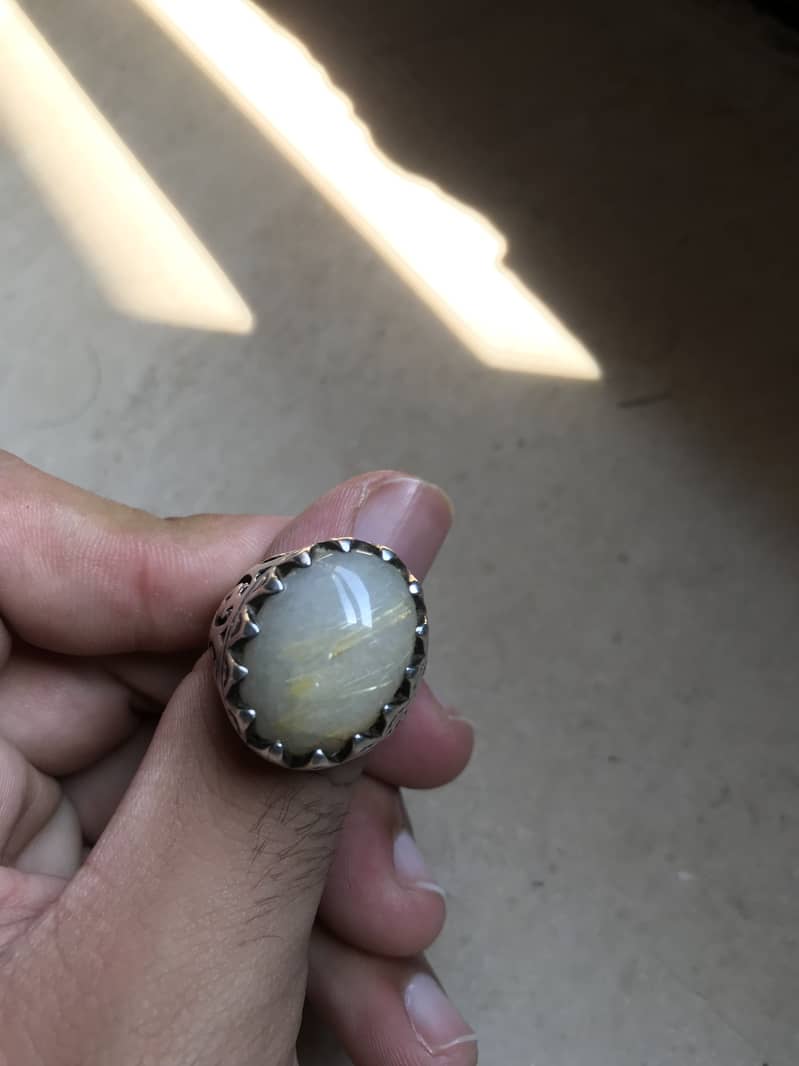 Dur e najaf silver ring 1
