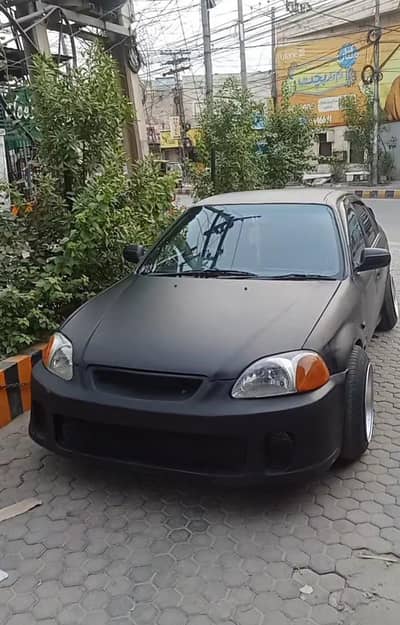 Honda Civic 1996 model full modified car only serious shoken hazraat.