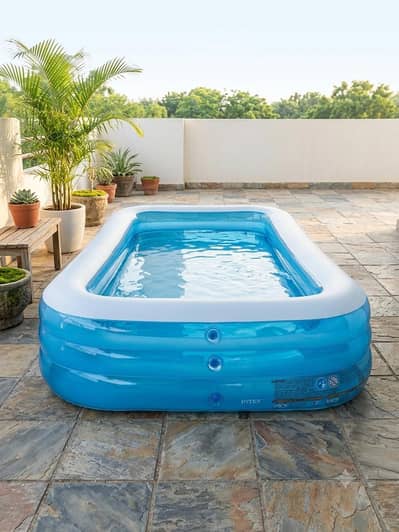Intex Swim Center Inflatable Family Pool (120" x 72" x 22") Full Size