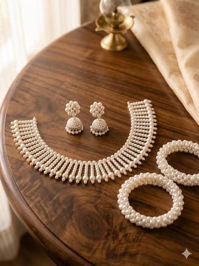 Handmade Pearl Jhumka Earrings | Party Wear Earrings | New