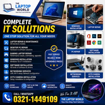 Windows Installation | Software Installation | Laptop & PC Repair