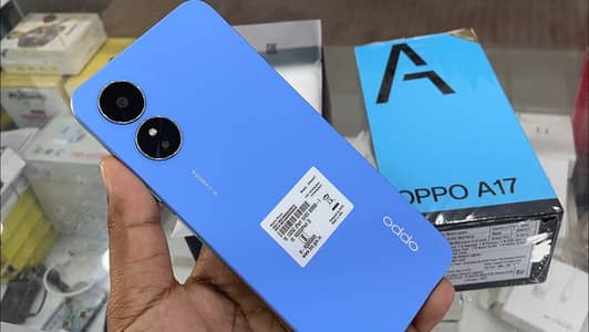 Oppo A17 4/64 10/10 PTA with box and charger