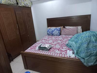 bed and cupboard for sell