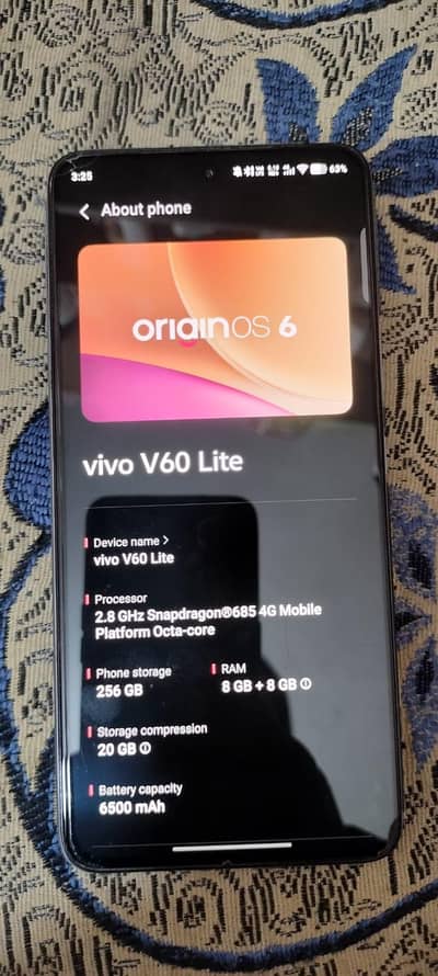 vivo v 60lite