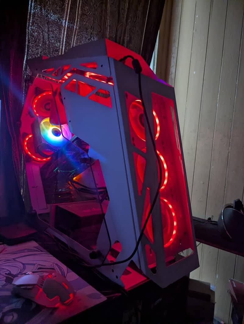 gaming PC setup working PC 3d animation editing Ryzen processor rtx 3