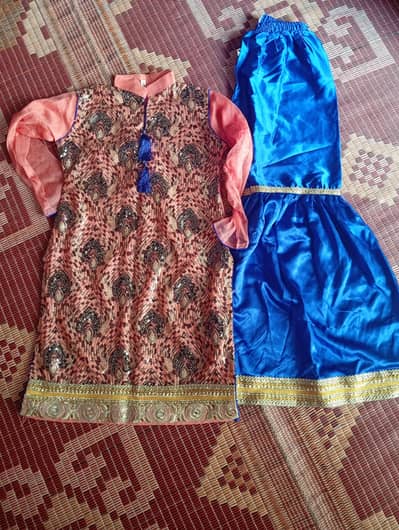 punjabi style kurta with sharara