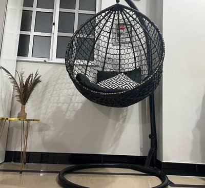 New swing chair lightly used