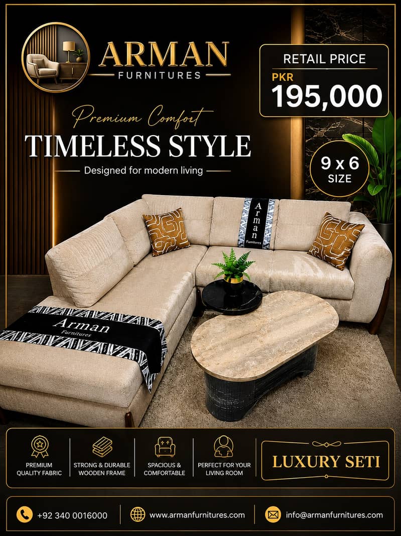 Sofa Set 5 Seater | L Shape Sofa Set 5/6/7 | Sofa Set | SofaSets 0