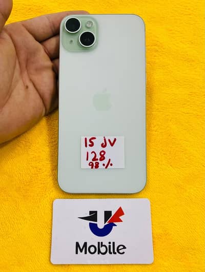 iPhone 15 plus JV Non PTA 128GB 98% Battery