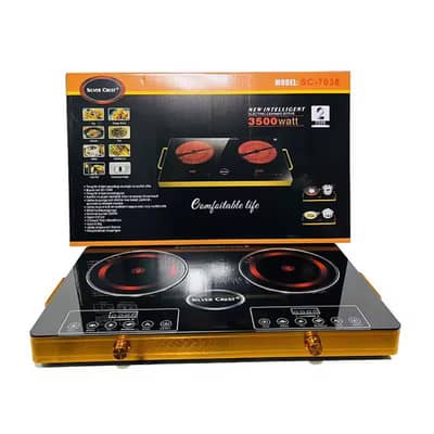 Original Silver Crest Double Electric Stove I 3500+3500/I Brand New