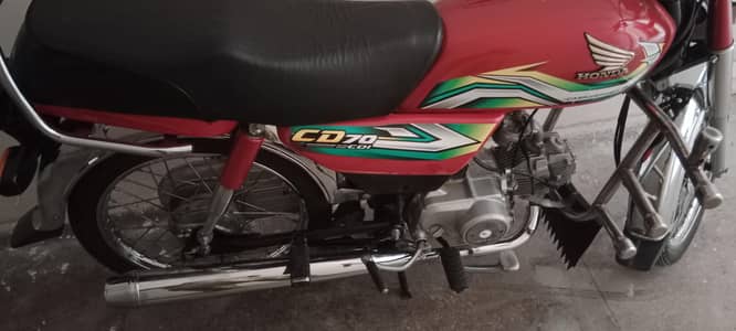 Honda CD 70 2023 Model – Red – Excellent Condition