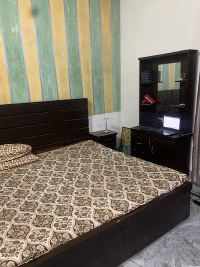 double bed with dressing and matress 03271069044