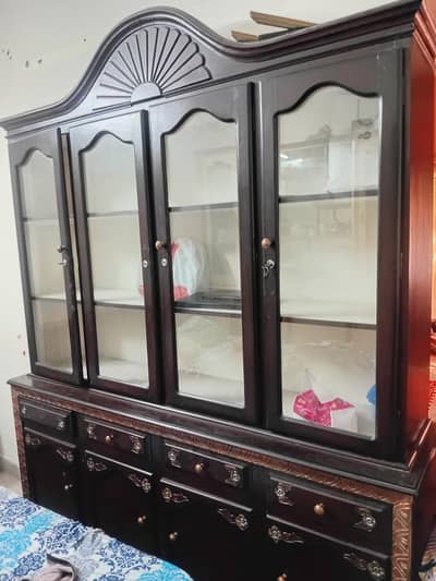 crockery cabinet showcase almari bartan