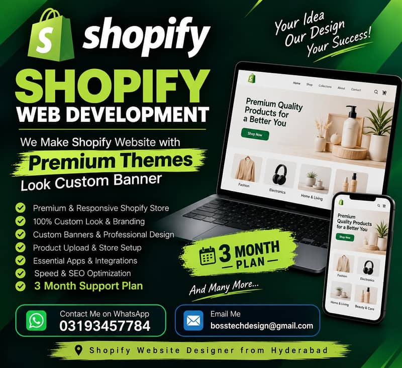Shopify website development 0