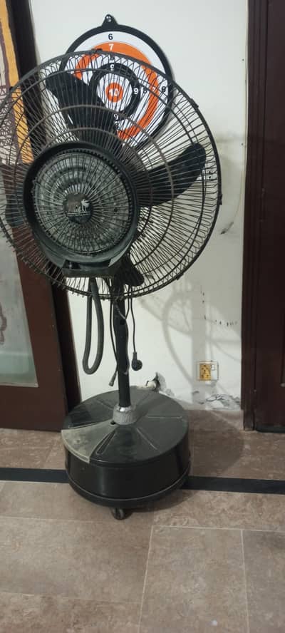 Water padestal fan