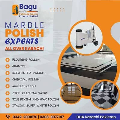 Marble Floor Restoration & Tile Polish | DHA Karachi