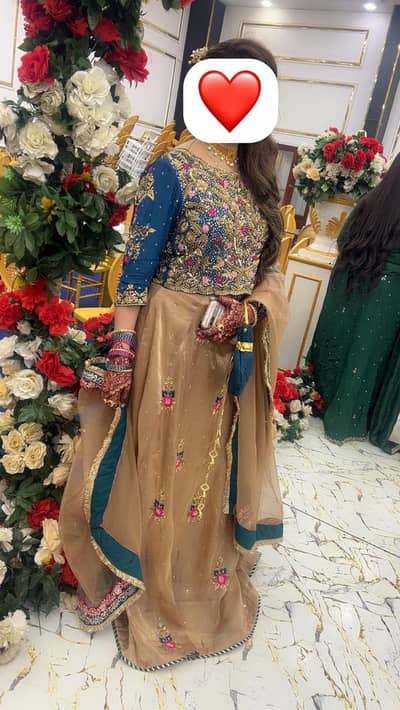Beautiful Heavy Embroidered choli or Lehenga for sale