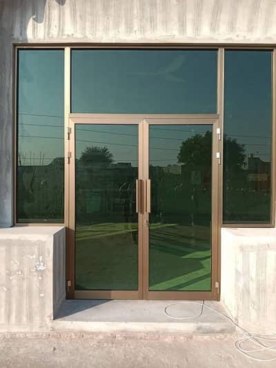 GLASS WORK ALUMINIUM WINDOW'S WINDOW BLINDS SHOWER CABINETS 3D PAPER