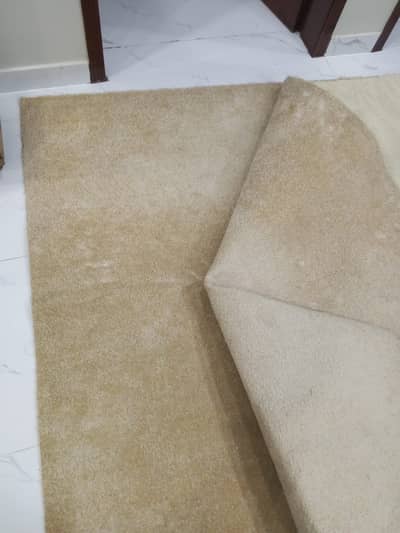 Beige drawing room carpet