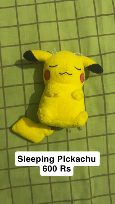 Pokemon plushes and figures