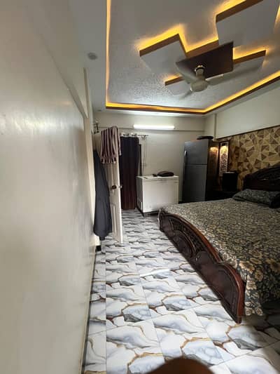 Fully renovated Flat 2 bed dd For sale 3rd floor Block K north nazimabad