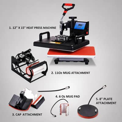 5 in 1 Heat Press machine